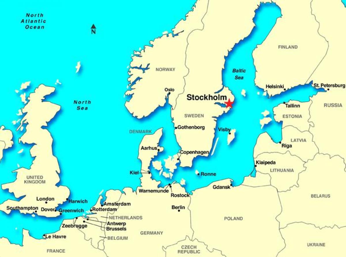 Stockholm kart europa