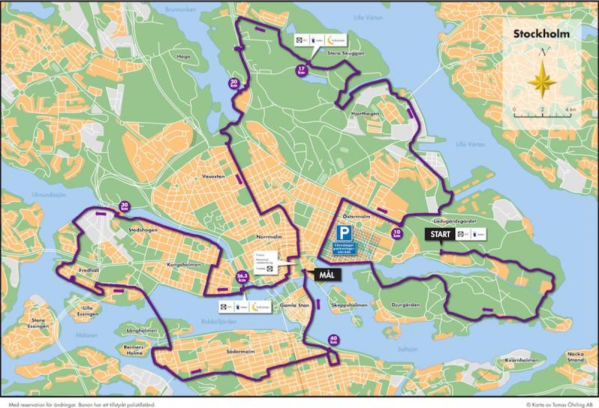 Stockholm sykkel kart