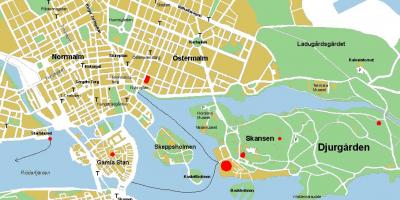 Gamla stan i Stockholm kart