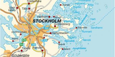 Stockholm, Sverige kart city