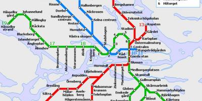 Offentlig transport Stockholm kart