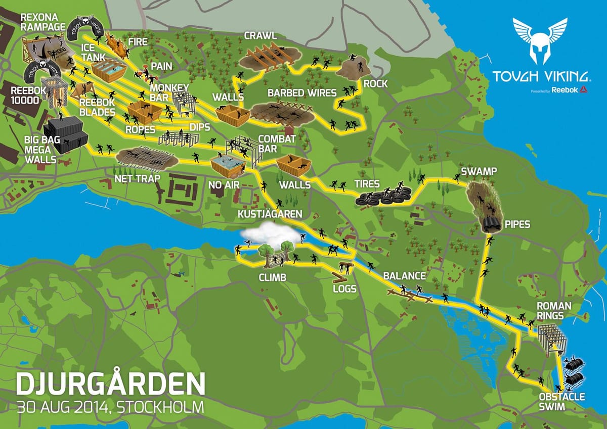 kart over djurgården