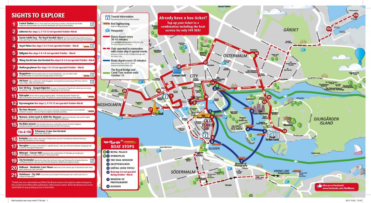 buss linjer Stockholm kart